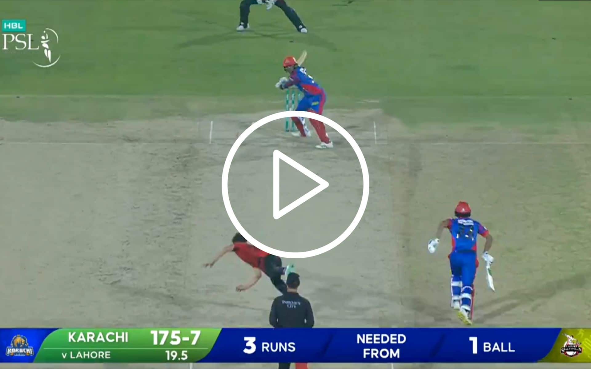 [Watch] Shoaib Malik's Experience Helps Karachi Seal A Last Ball Thriller In Must-Win Game